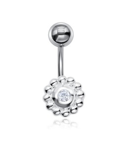 Flower Shaped Belly Piercing BP-1964